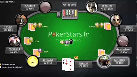 comment jouer tournoi poker en ligne